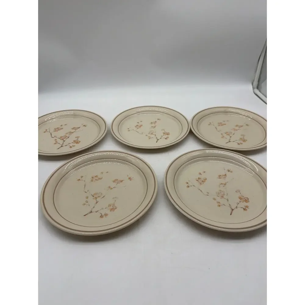 Corelle China Blossom Lot‎ Of 5 Corning Lunch Plates 8 1/2 in Salad Cornerstone
